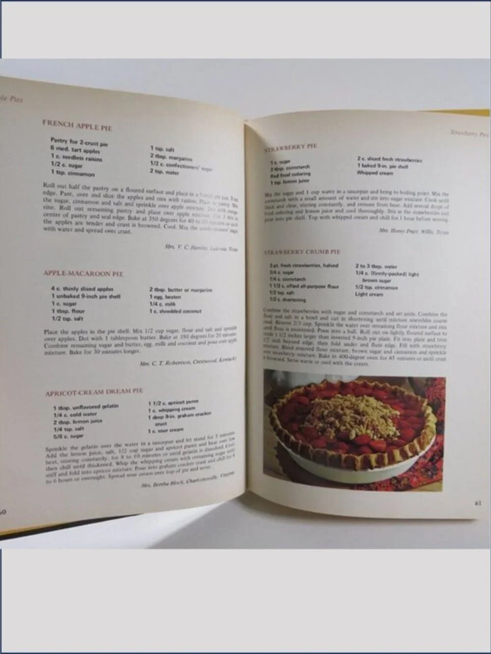 Favorite Recipes Press desserts cookbook